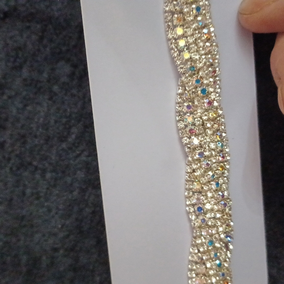 Beautiful silver braid bracelet NEW - Picture 3 of 3